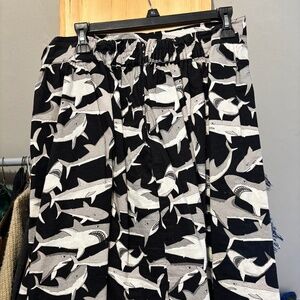 Vintage style Shark print skirt